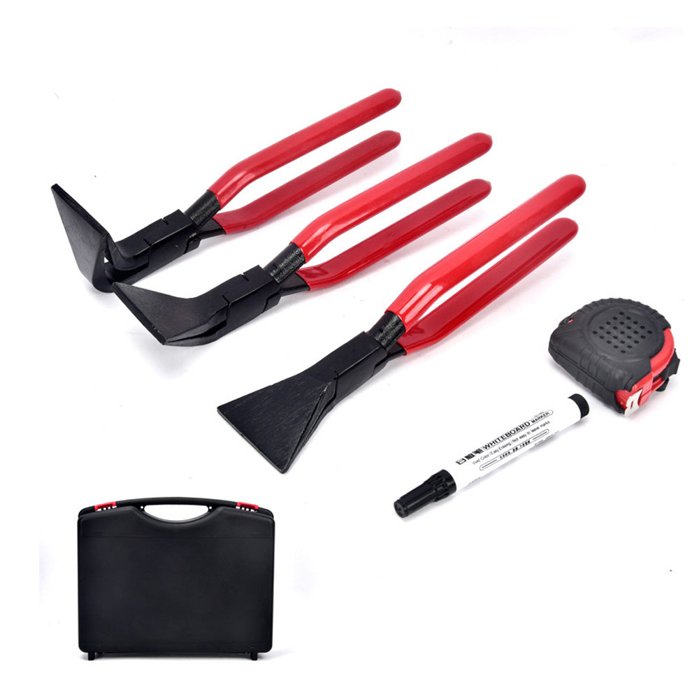 ELEAD 5 piece sheet metal folding pliers set with hand seamers for HVAC duct bending and sheet metal forming