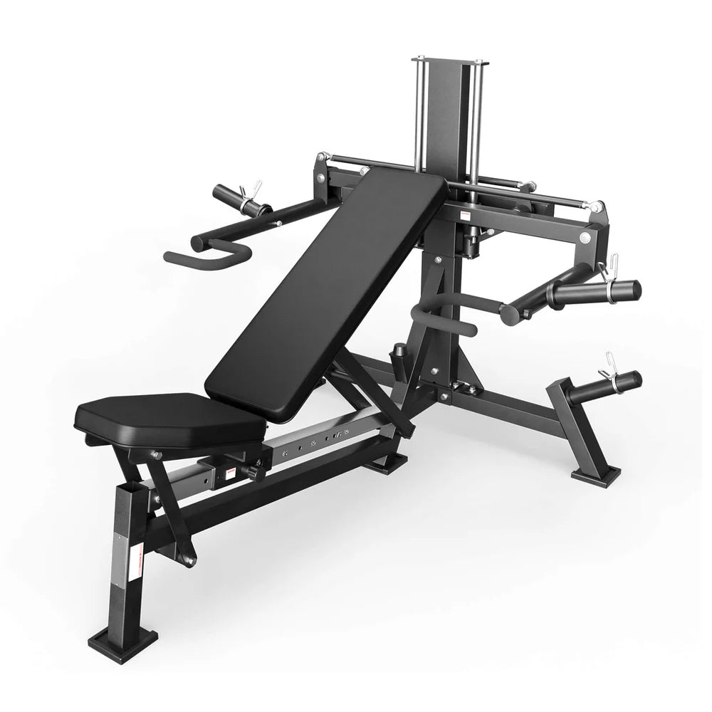 plate loaded chest press machine adjustable incline flat bench iso lateral home gym equipment upper middle lower chest strength trainer