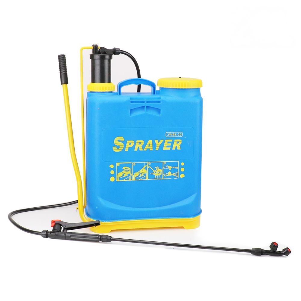 20L backpack garden sprayer with hand pump, hose and adjustable nozzles for weed and pest control