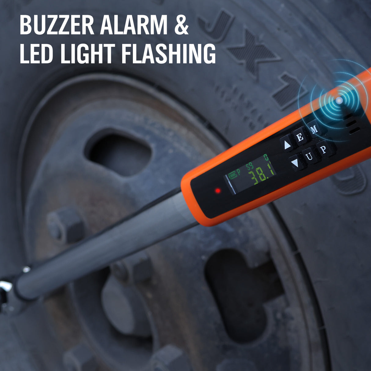 Professional 1/2-inch drive digital torque wrench with bidirectional measurement & ISO-certified calibration - HORUSDY Tools Australia