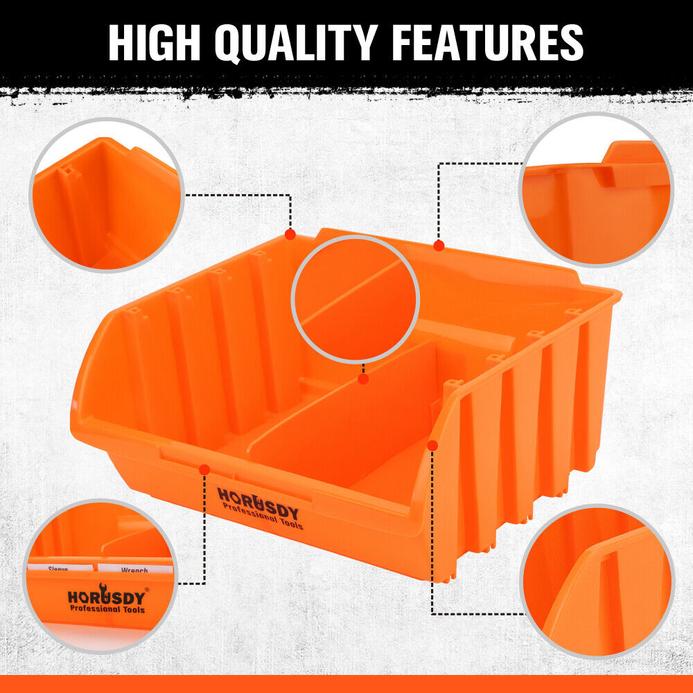 Stackable storage box for crafts, toys, tools & stationery organization - HORUSDY Australia