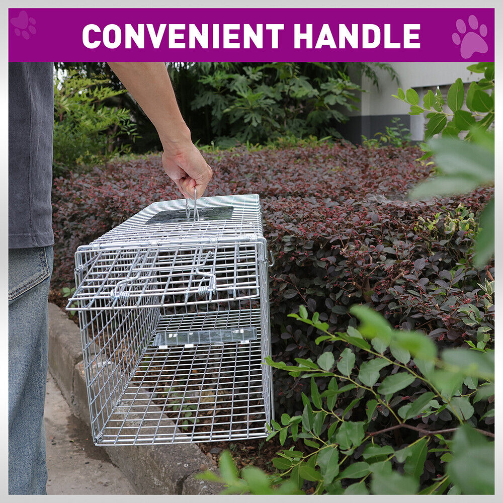 HORUSDY Humane Possum Feral Cage Cat Rabbit Bird Animal Trap Hare Fox Live Catch