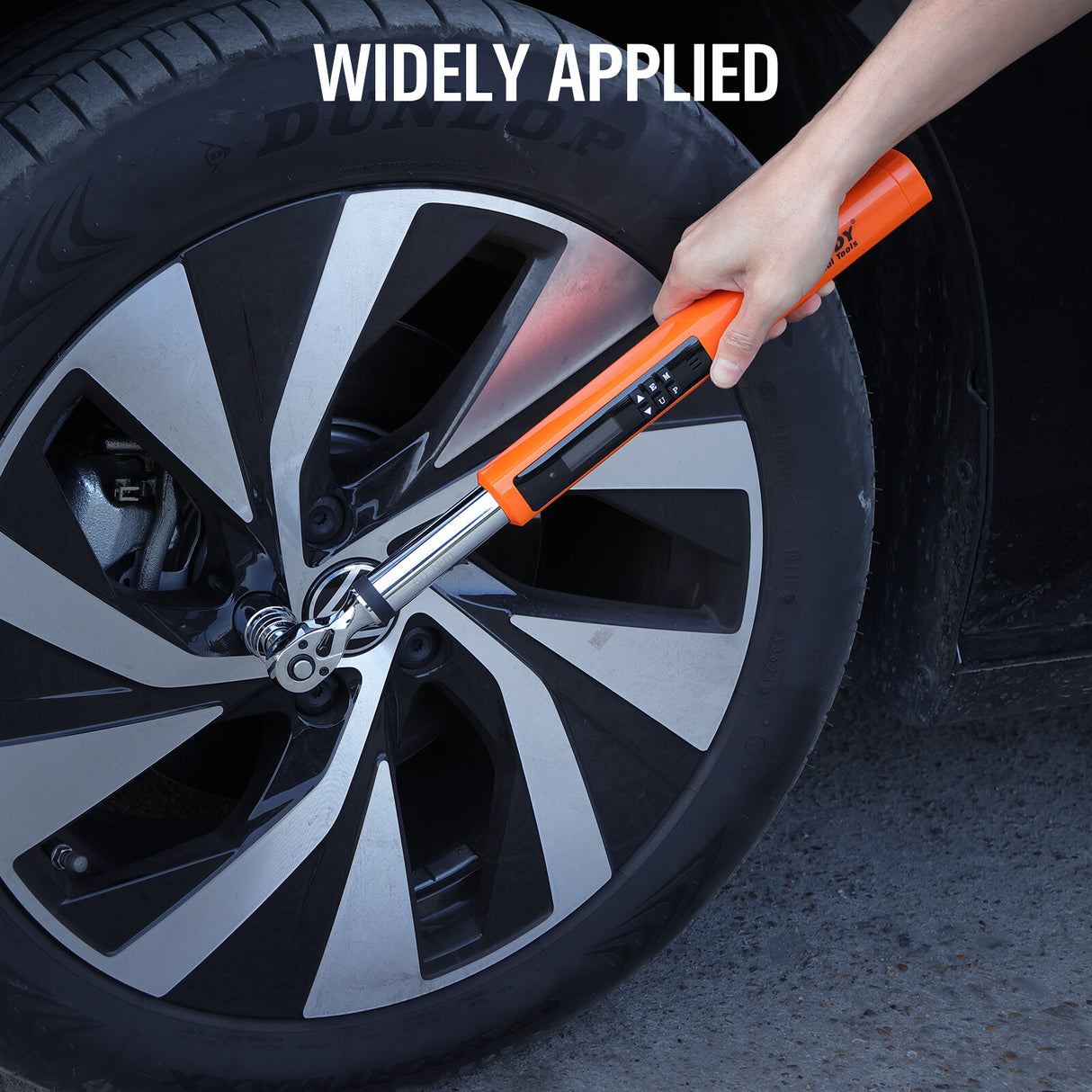 Professional digital torque wrench with bidirectional measurement, 4-unit switching & ISO-certified calibration - HORUSDY Tools Australia