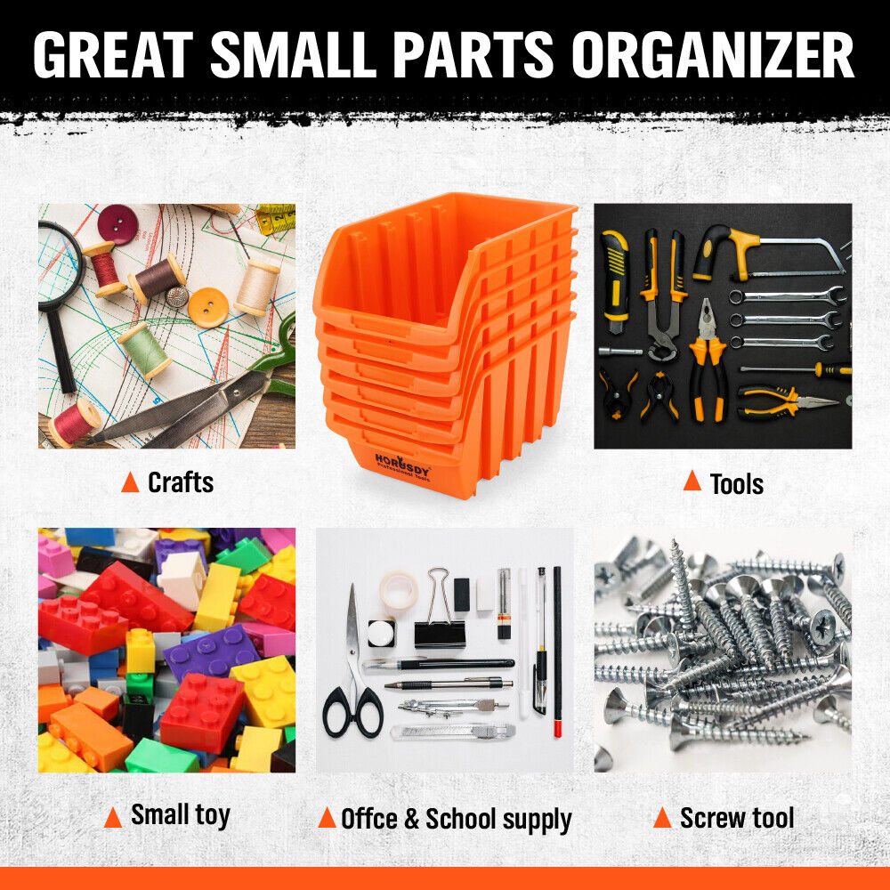 Stackable storage box for crafts, toys, tools & stationery organization - HORUSDY Australia