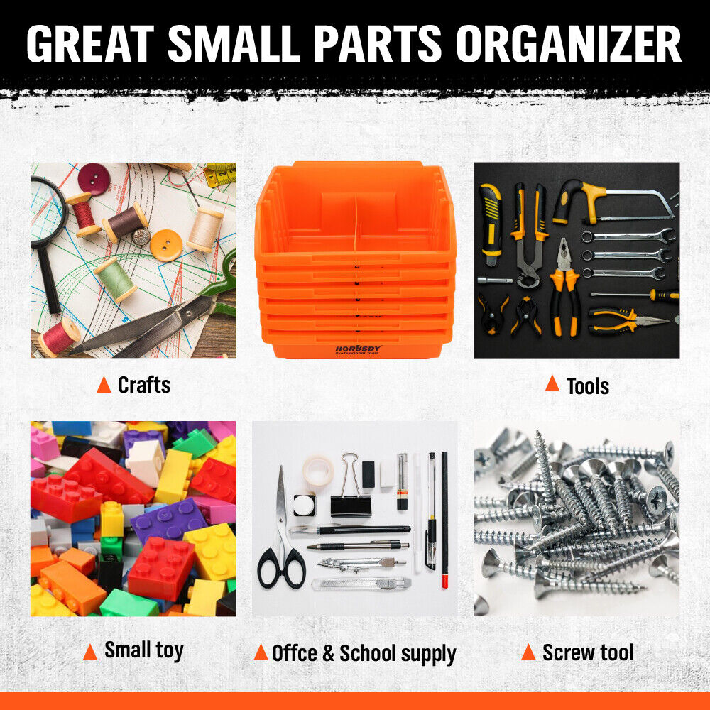 Stackable storage box for crafts, toys, tools & stationery organization - HORUSDY Australia