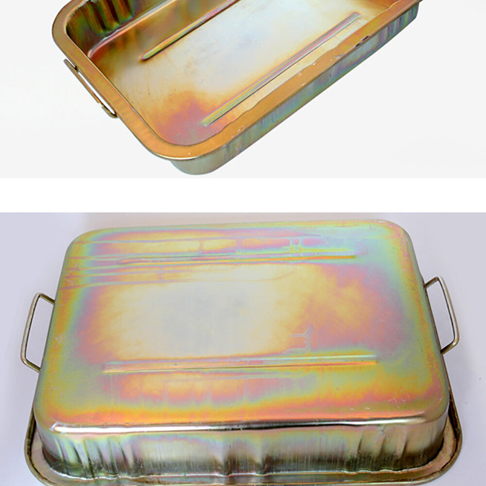 High-quality, durable mechanic oil pickup trays for automotive maintenance, available in multiple sizes for easy oil collection and parts organization.