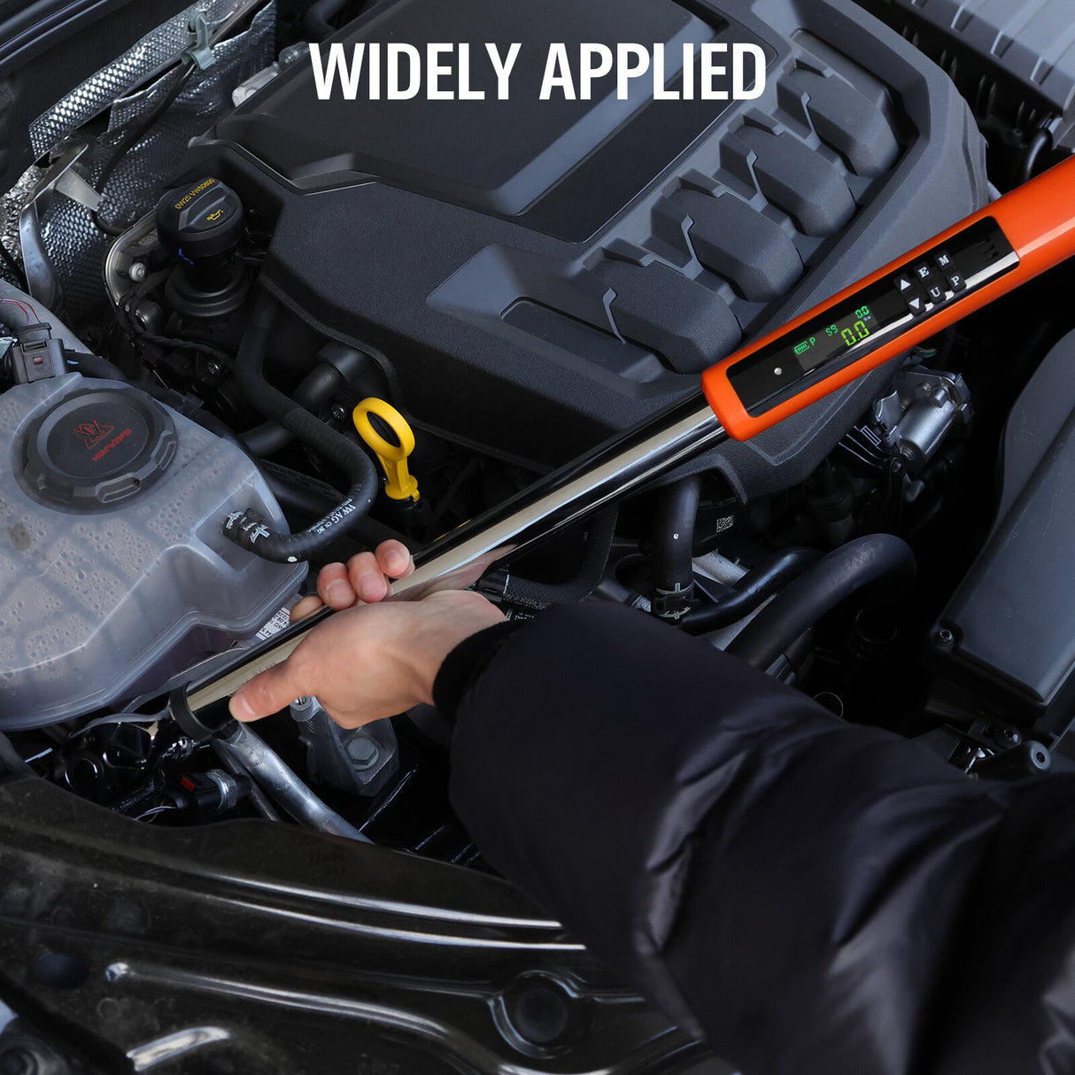 Professional 1/2-inch drive digital torque wrench with bidirectional measurement & ISO-certified calibration - HORUSDY Tools Australia