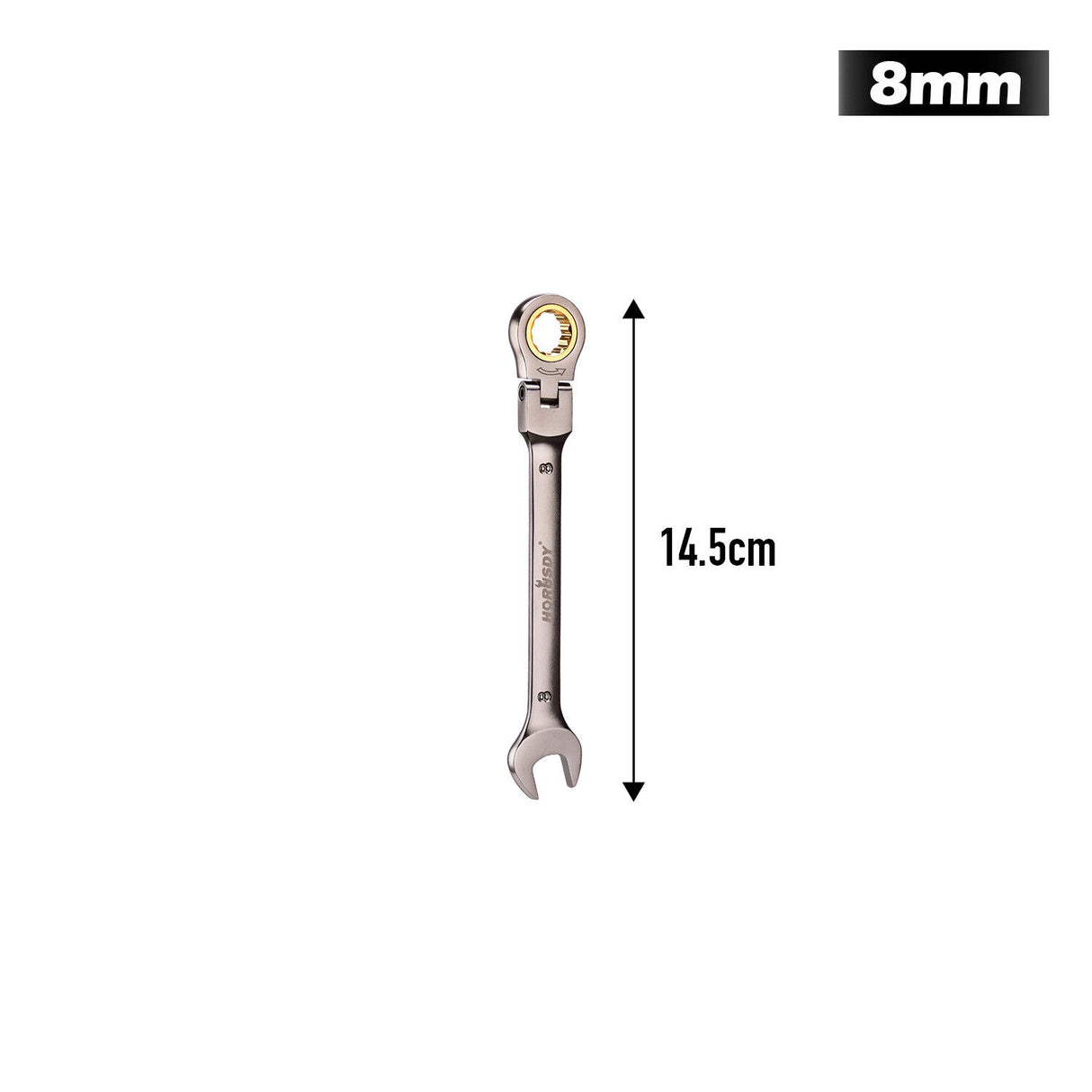 HORUSDY 6-32MM Ratchet Spanner Set with Flexible Head for Versatile Use