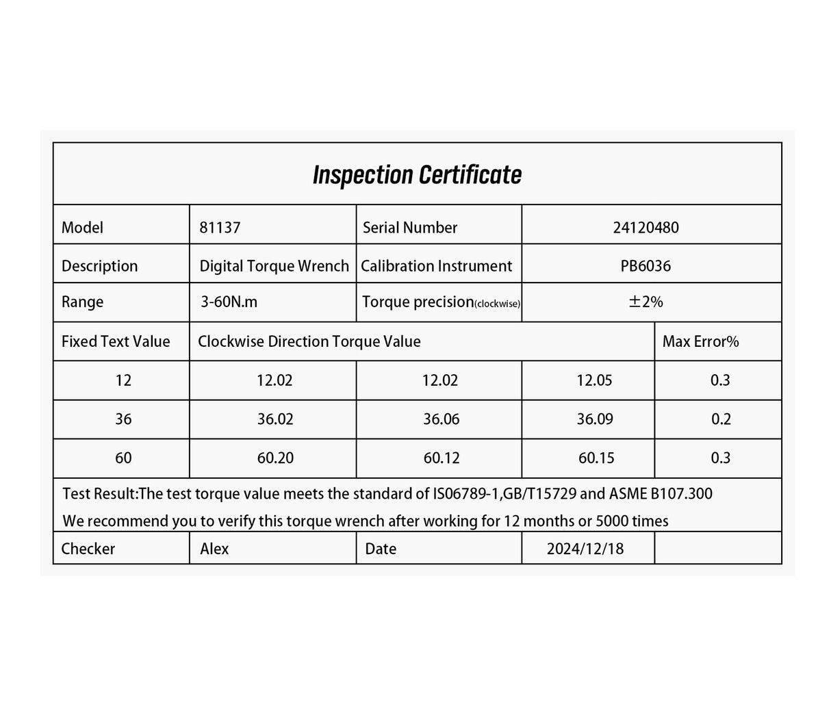 Professional digital torque wrench with bidirectional measurement, 4-unit switching & ISO-certified calibration - HORUSDY Tools Australia