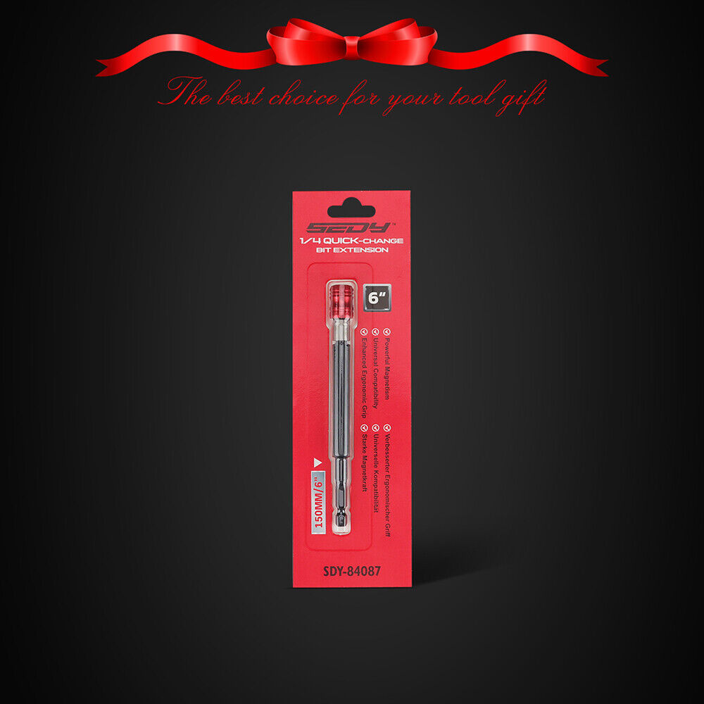 CRILL Professional Magnetic Bit Holder with Quick-Release Design and Durable CR-V Steel