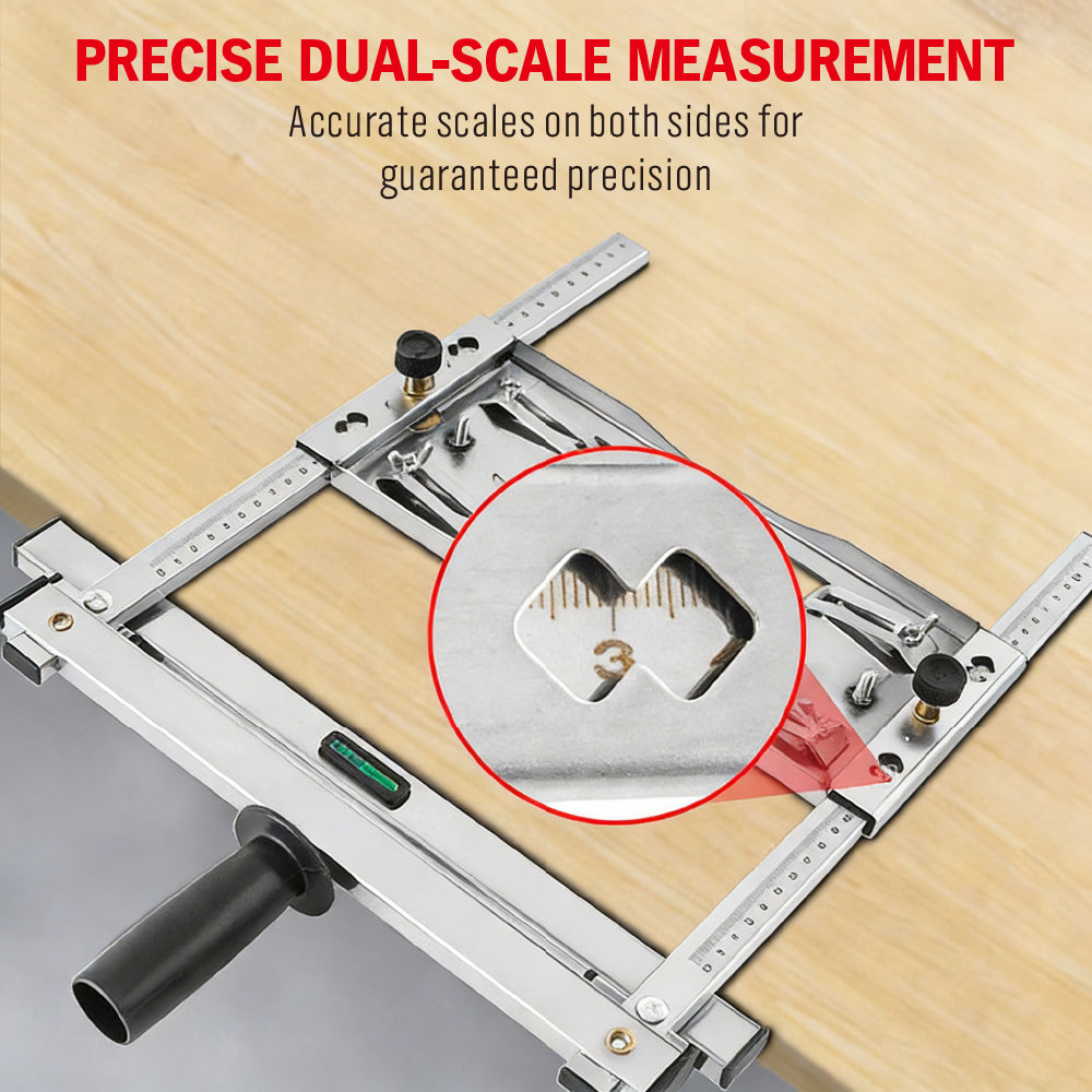 stainless steel panel cutter guide with adjustable 0-75cm cutting range for 4-5 inch and 7 inch cutters and trimmers