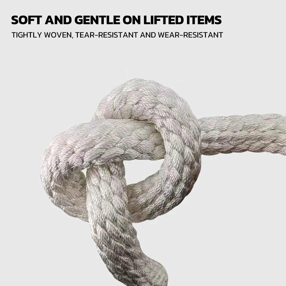 2T / 3T / 5T Nylon Lifting Sling, Heavy Duty Endless Round Sling for Hoisting & Rigging