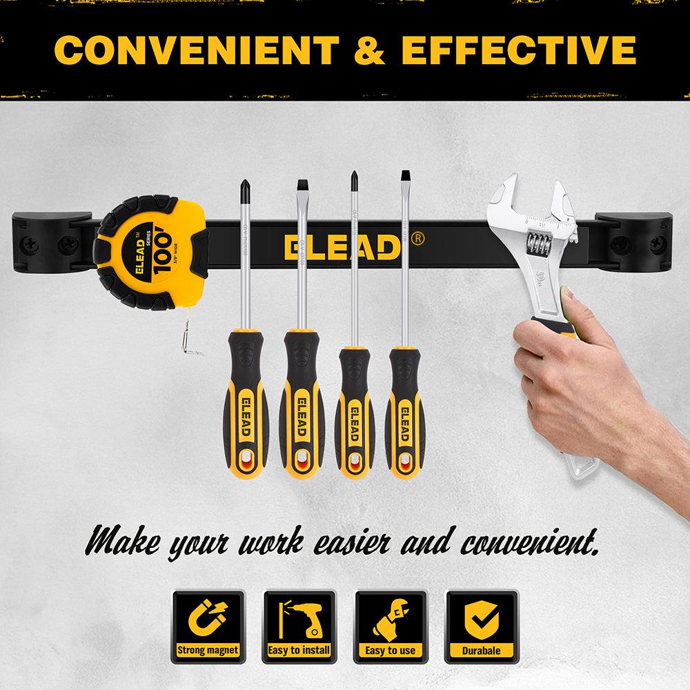 magnetic tool holder bars wall mount tool organizer with strong magnet for garage workshop storage