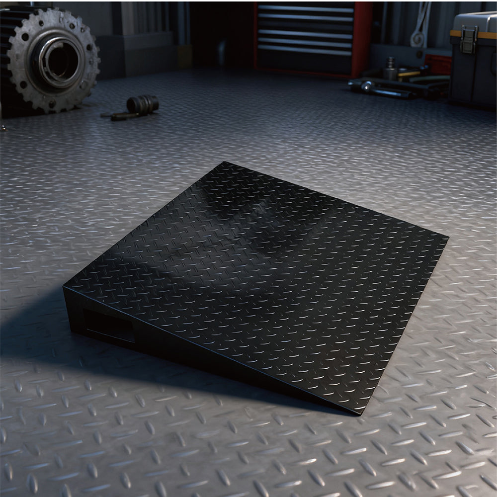 heavy duty metal vehicle ramp with 6000kg load capacity for cars SUVs trailers and workshop use