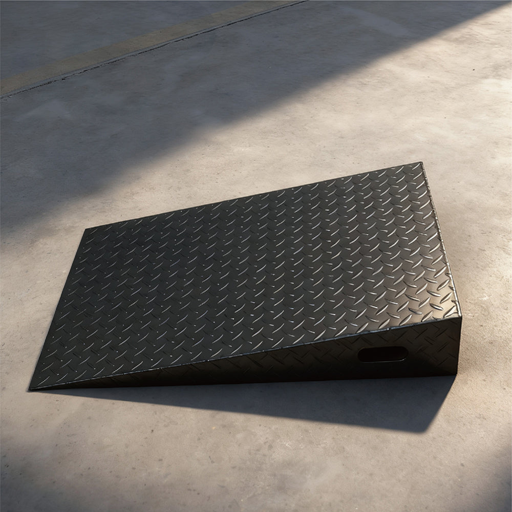 heavy duty metal vehicle ramp with 6000kg load capacity for cars SUVs trailers and workshop use