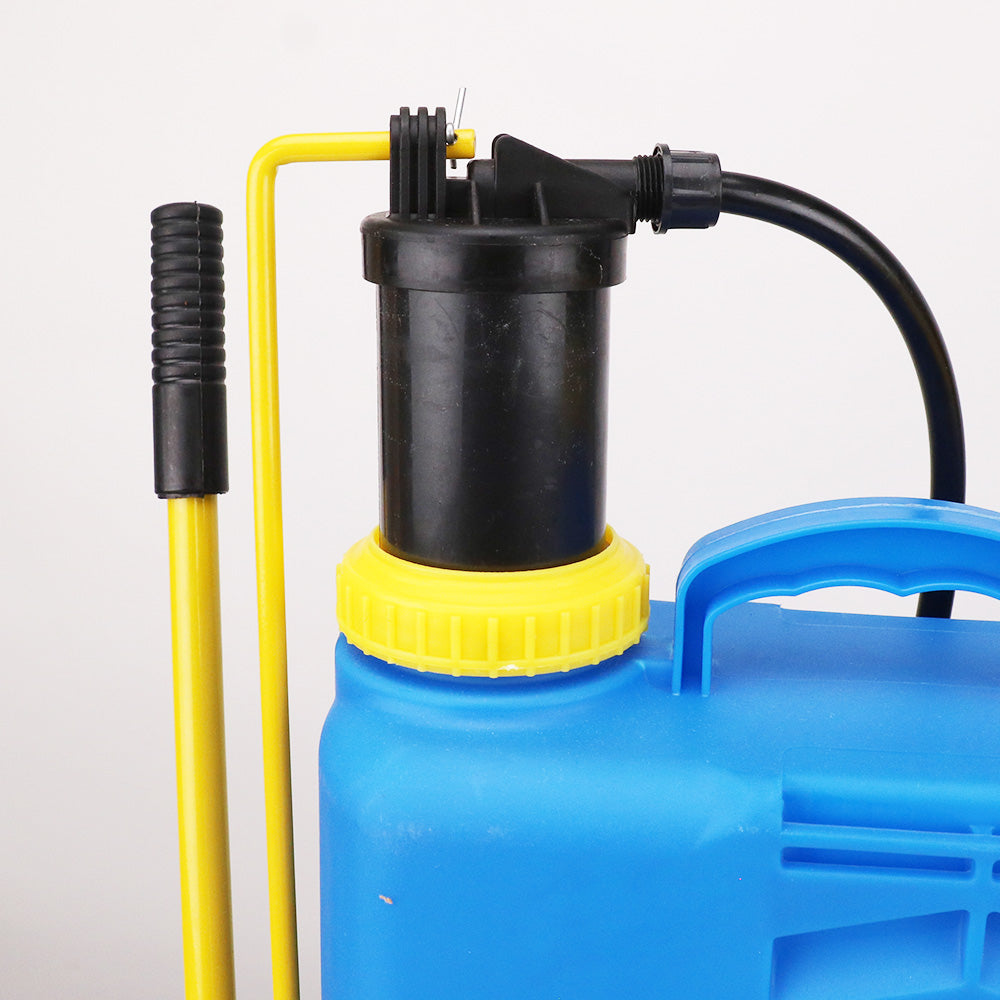 20L backpack garden sprayer with hand pump, hose and adjustable nozzles for weed and pest control