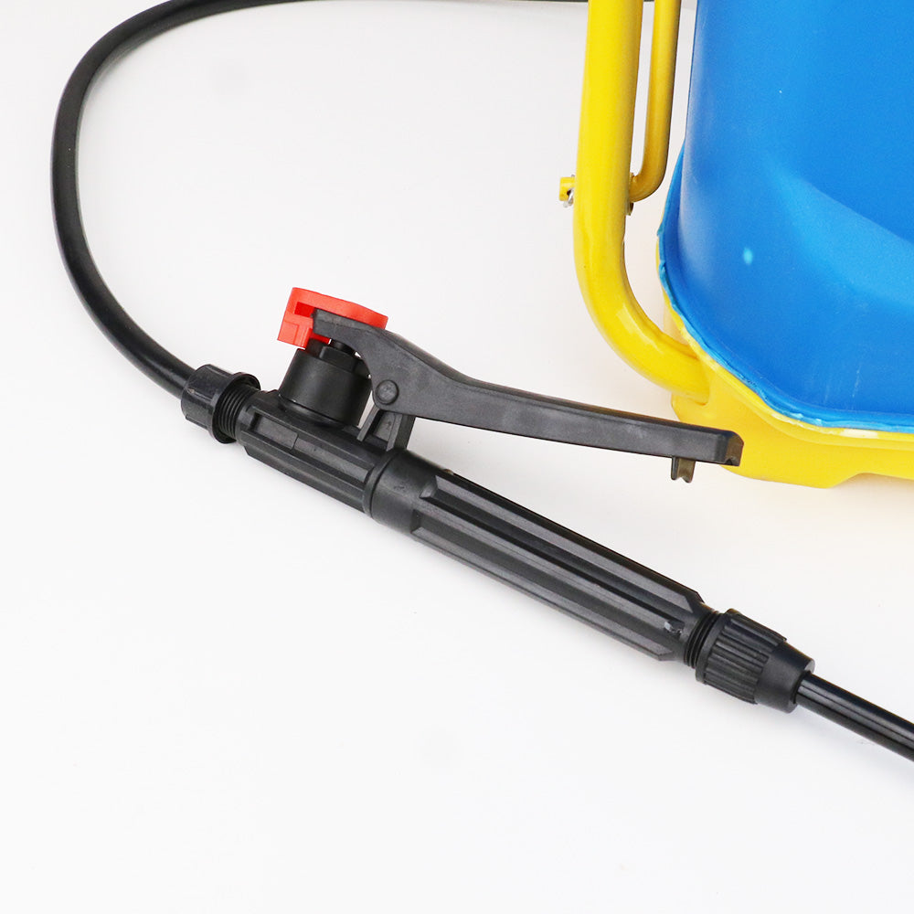 20L backpack garden sprayer with hand pump, hose and adjustable nozzles for weed and pest control