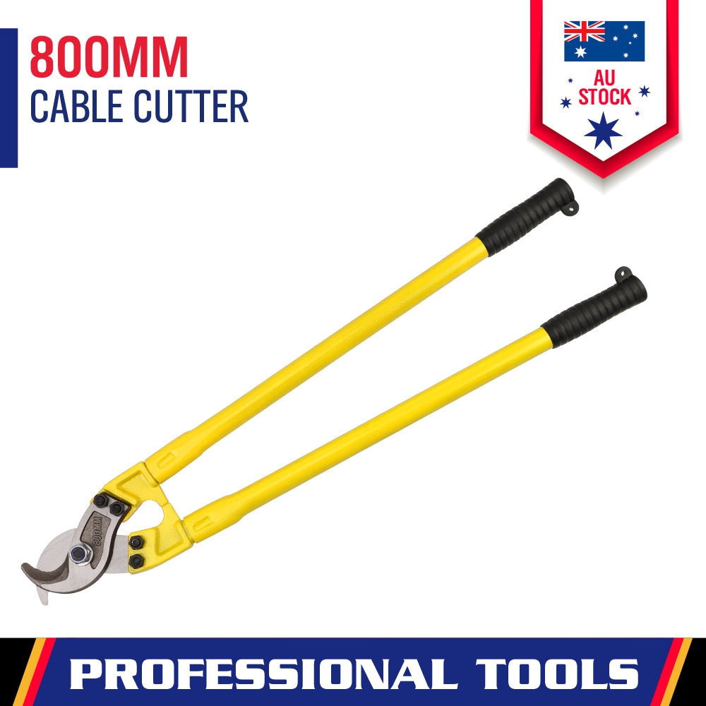 800mm heavy duty cable cutter with sharp blades and long non-slip handles for cutting power cables and wires in Australia