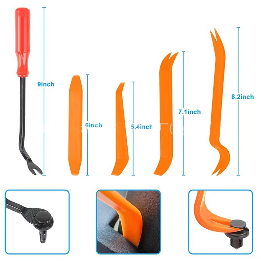 Car retainer clips kit 1240PCS with 32 sizes, fastener removal tools, cable ties and sponge pads for automotive panel and bumper repair.