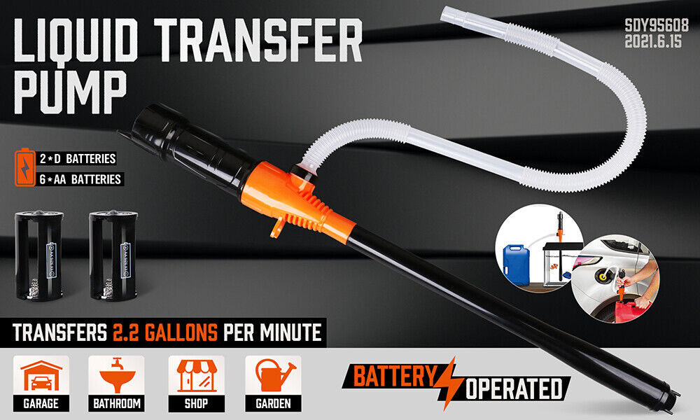 Portable Electric Oil Extractor Pump - Fast and efficient fluid transfer for versatile applications.