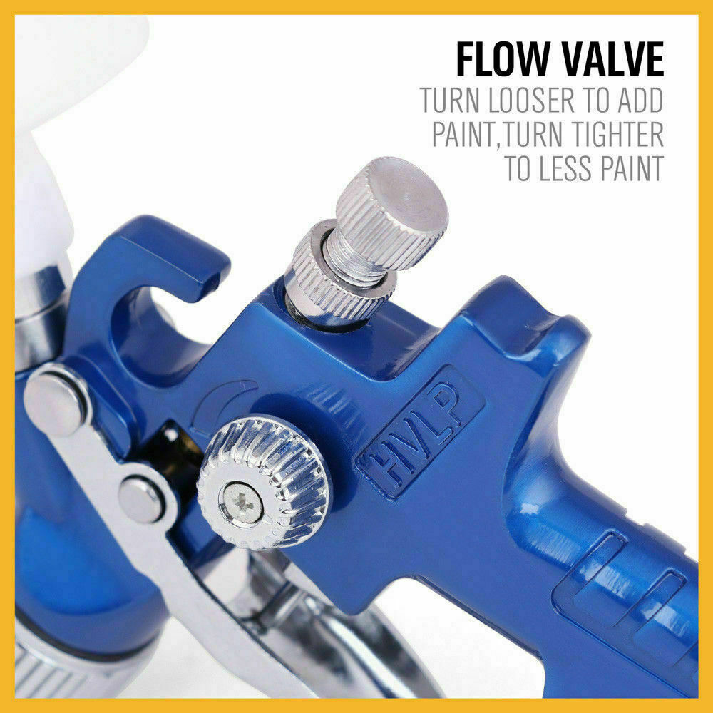 Compact Gravity Mini HVLP Spray Gun with 125mL Capacity - Features 0.8mm Nozzle, Ideal for Precise Paint Projects