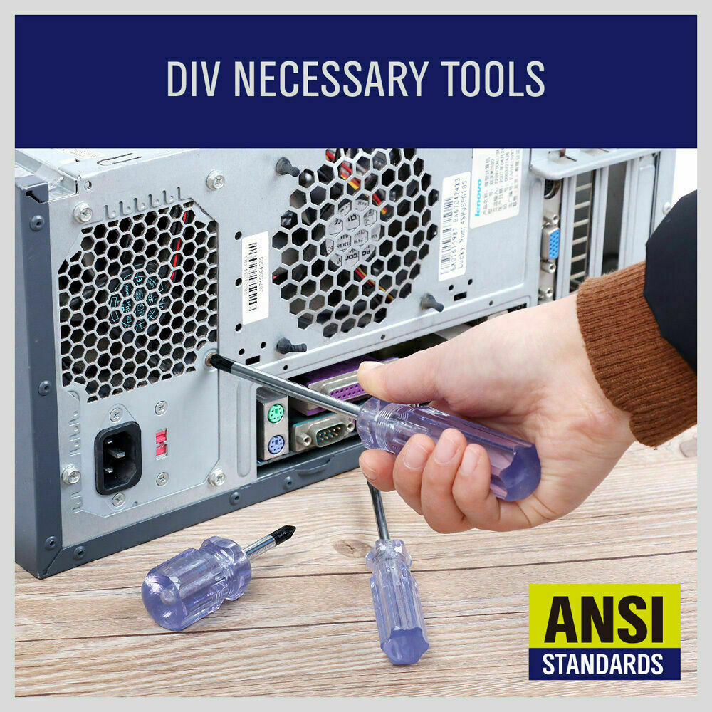 Durable 12-Piece Screwdriver Set with Double-Sided Bits Made from Chrome Vanadium Molybdenum Steel