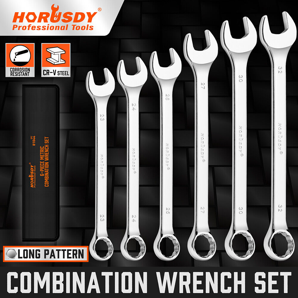 HORUSDY 6Pcs Extra Long Spanner Set