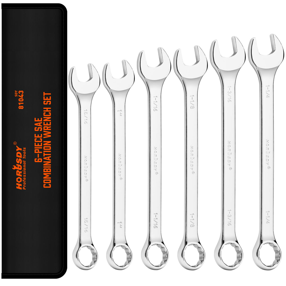 HORUSDY 6Pcs Extra Long Spanner Set