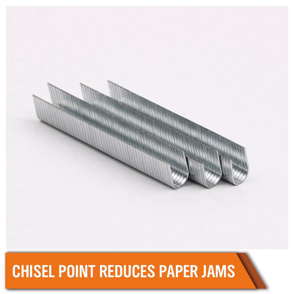 Box of 3000 Silver U-Type Staples, 12mm Depth for Stapler Gun, Woodworking Essentials