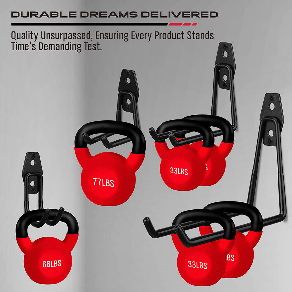 Sturdy and Durable SEDY Garage Wall Hooks in Stainless Steel for Tool Organization