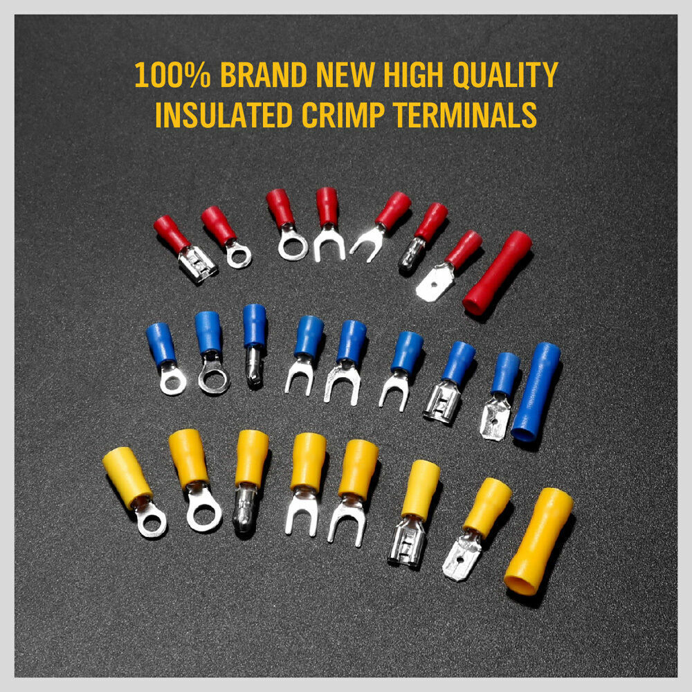 Assorted Set of 400Pc Electrical Terminal Kit with Various Connectors