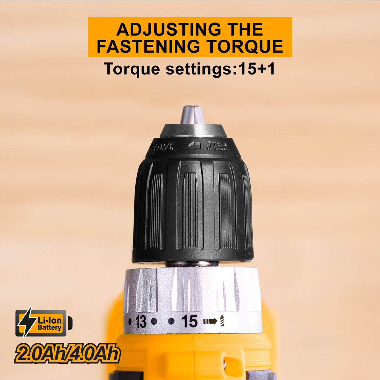 INGCO Cordless Power Drill Set