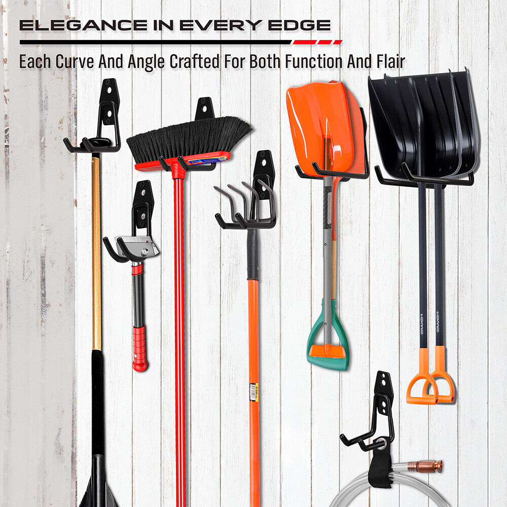 Sturdy and Durable SEDY Garage Wall Hooks in Stainless Steel for Tool Organization