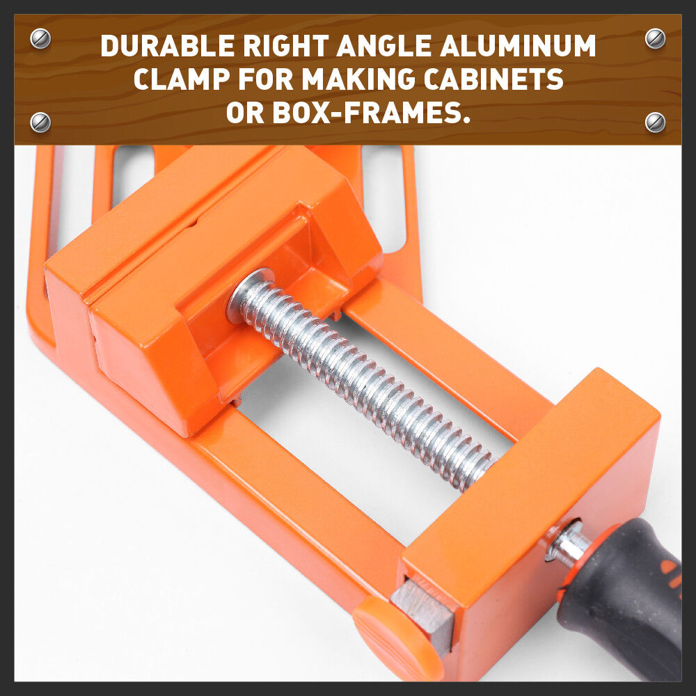 Durable 90° Degree Corner Clamp in Aluminium Alloy - Versatile for Welding, Woodworking, and DIY Projects with Quick Release Feature
