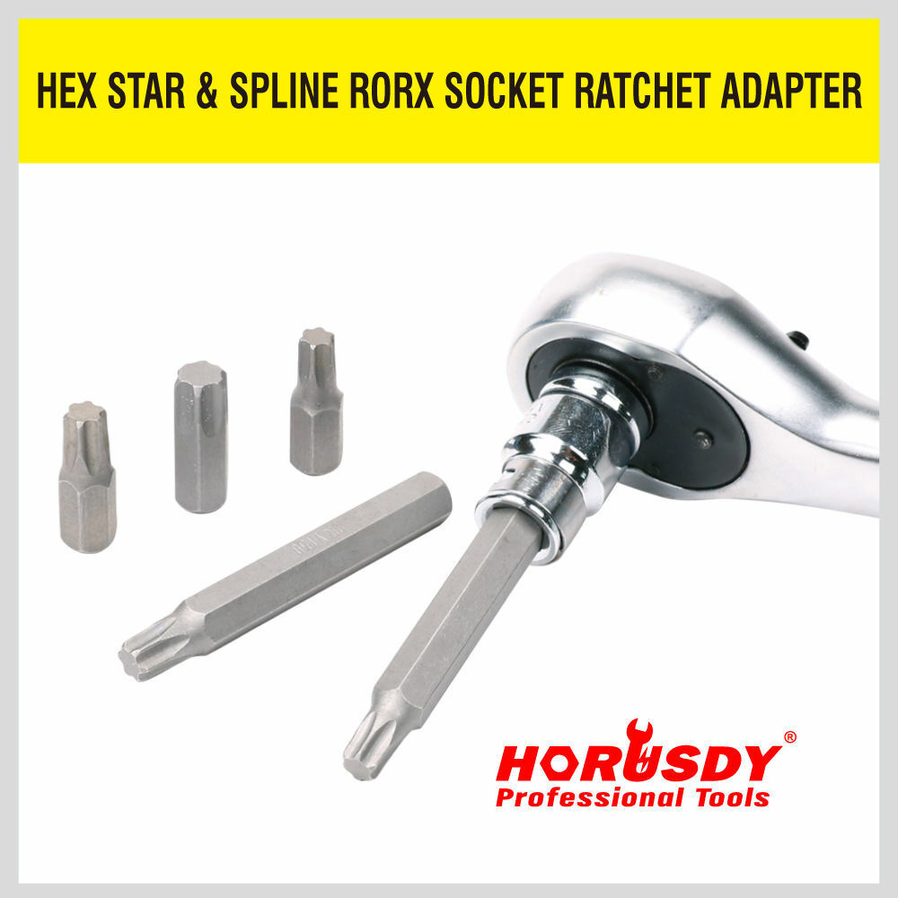 Complete 15-Piece Torx Bit Set with Long and Short Bits, 1/2" Drive CR-V, in Durable Storage Case