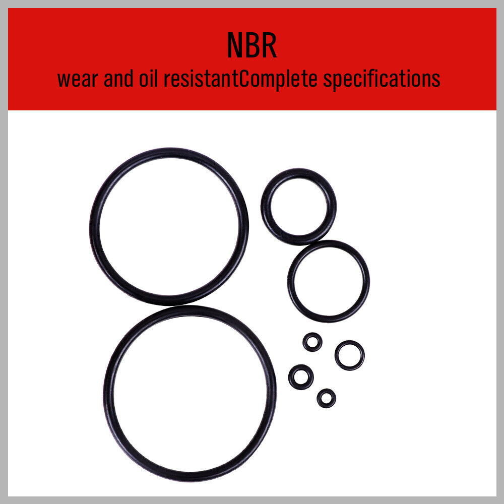 Extensive 419 Piece Metric Rubber O-Ring Kit for Automotive and Industrial Applications