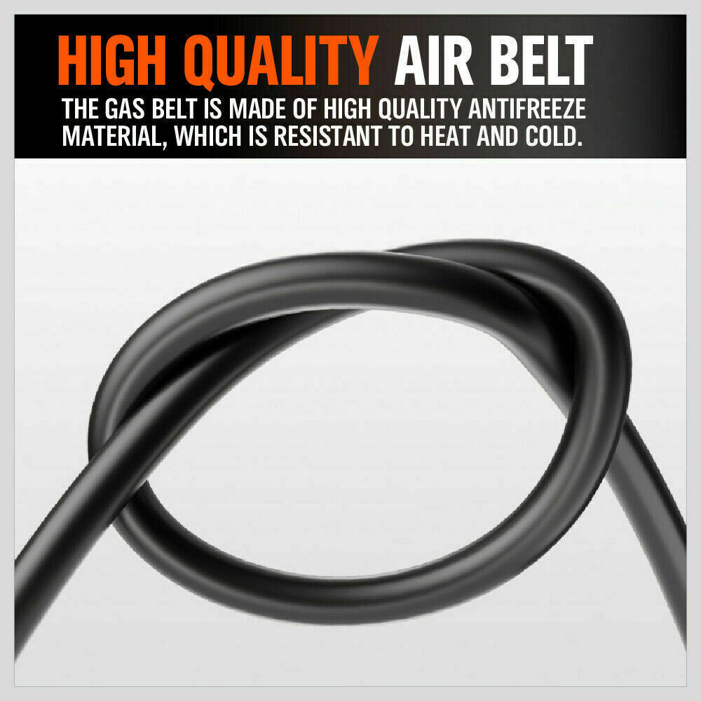 Durable High Pressure Bike Air Pump with Built-In Gauge - 160 PSI Capacity, Ergonomic Handle, Extra Long Hose, Includes Nozzles