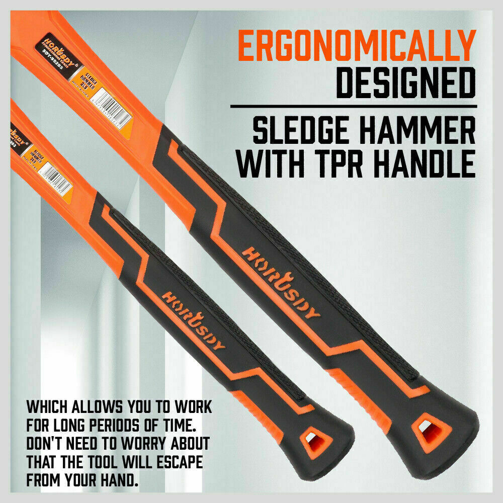Comprehensive 5-Piece Hammer Set with TPR Grip Handles - Features Ball Pein, Rubber Mallet, Sledge, and Cross Pein Hammers
