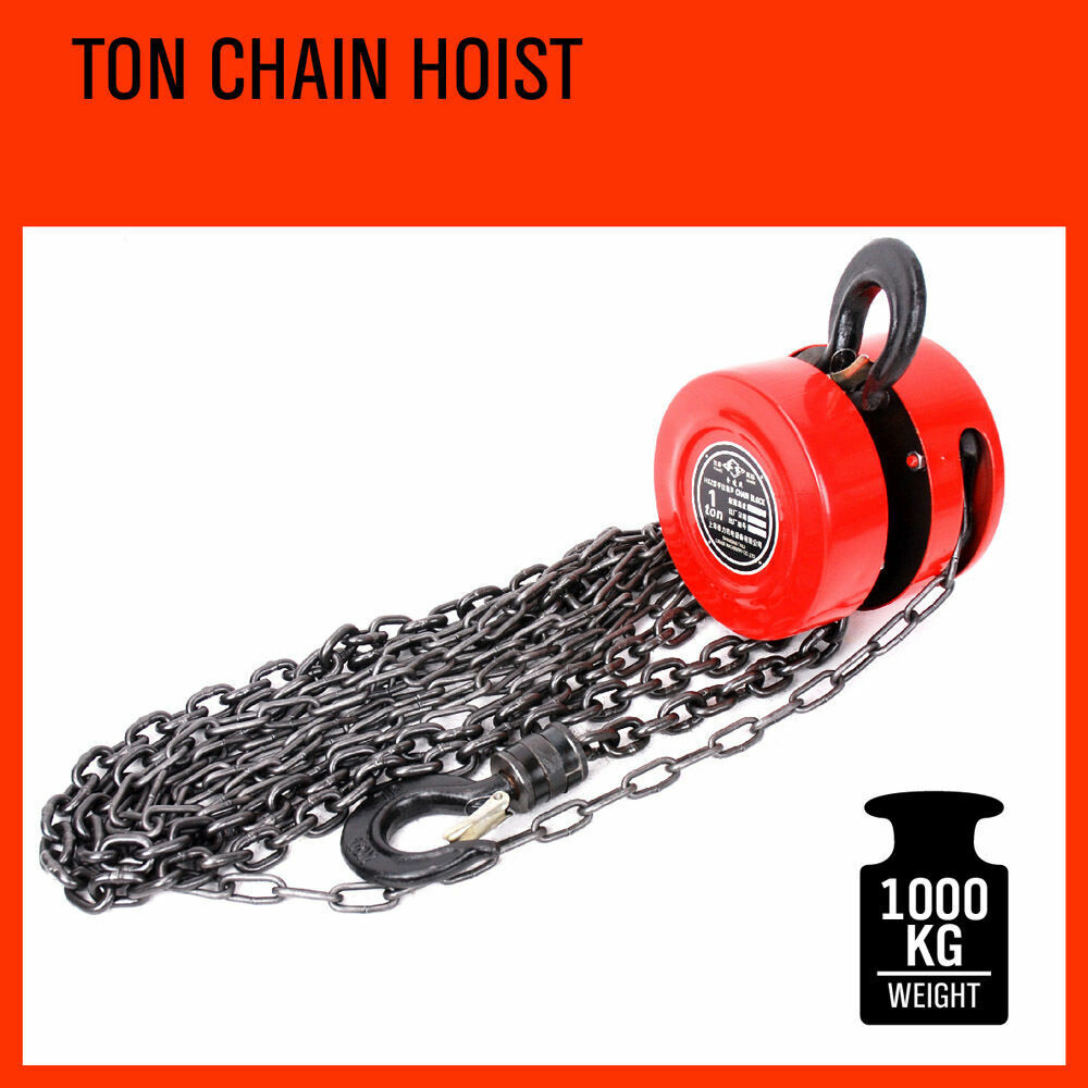 Industrial-Grade Manual Chain Hoist with Sturdy Hooks and Secure Latch Mechanism