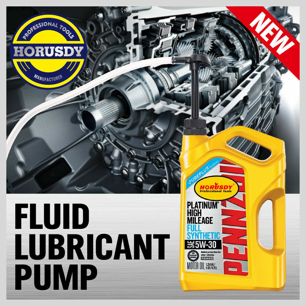 Durable Fluid Transfer Hand Pump for Efficiently Refilling and Siphoning Oil, Water, Gasoline, and Antifreeze in Various Vehicles