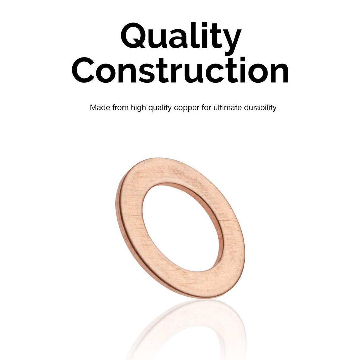 Durable 220-Piece Copper Washer Set for Sump Plugs and Sealing in Engines