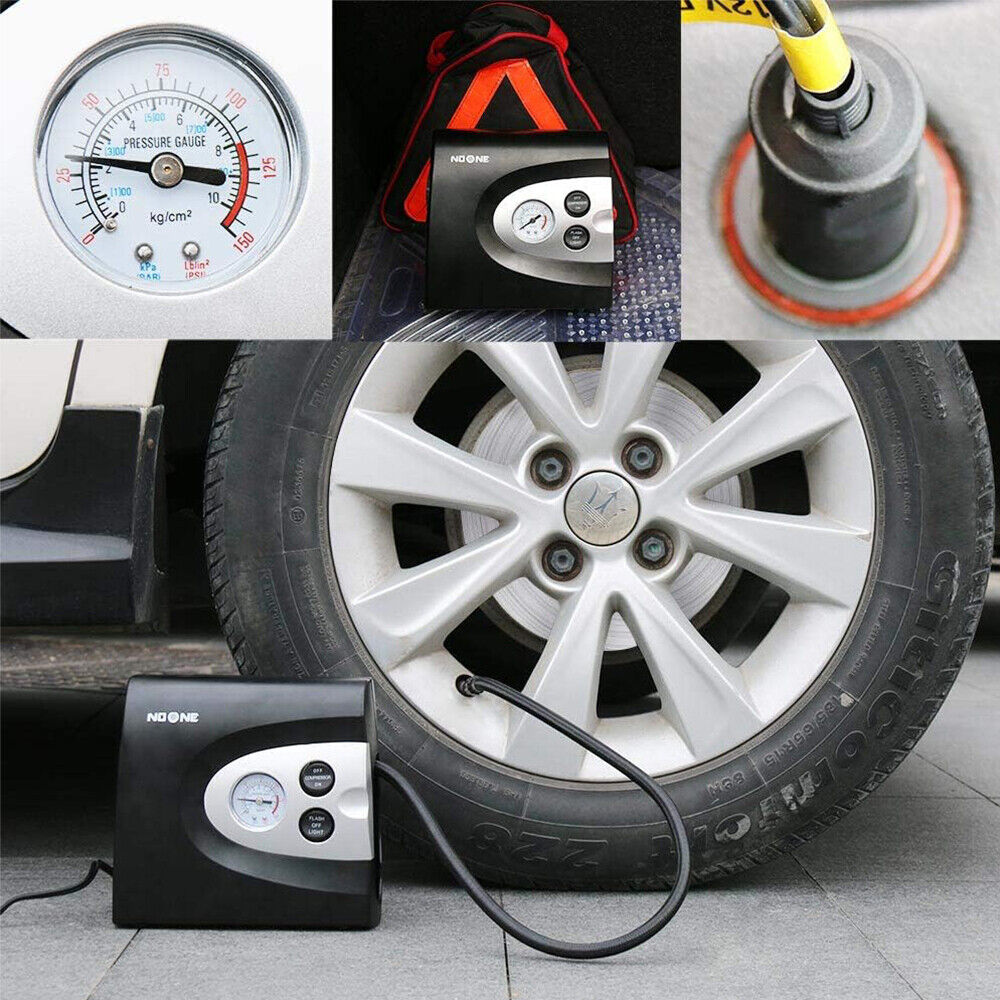 HORUSDY Portable Car Tire Inflator with LED Lights