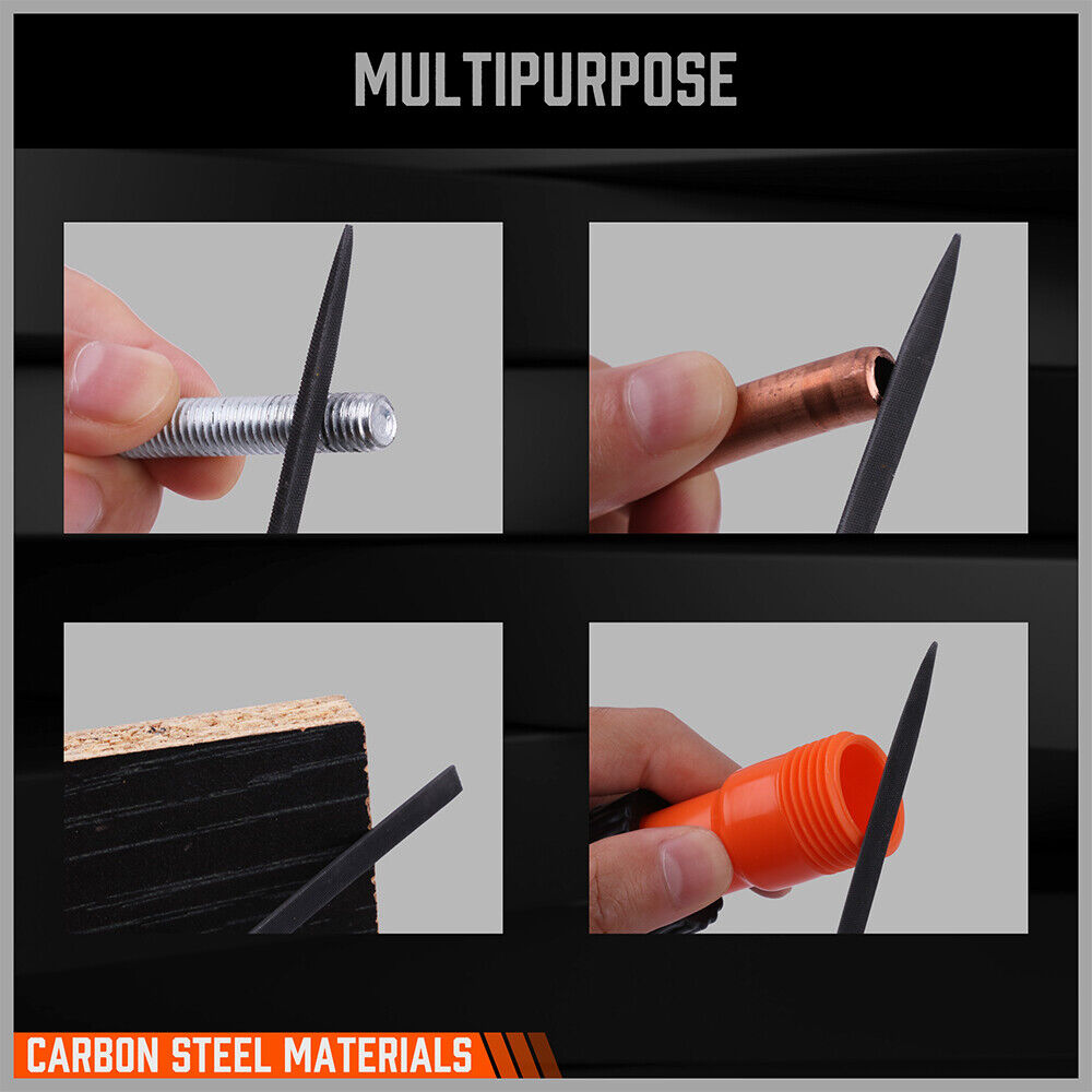 HORUSDY 2 Mini Steel Files for Hardwood Processing, Deburring, Polishing in Carpentry and Wood Carving