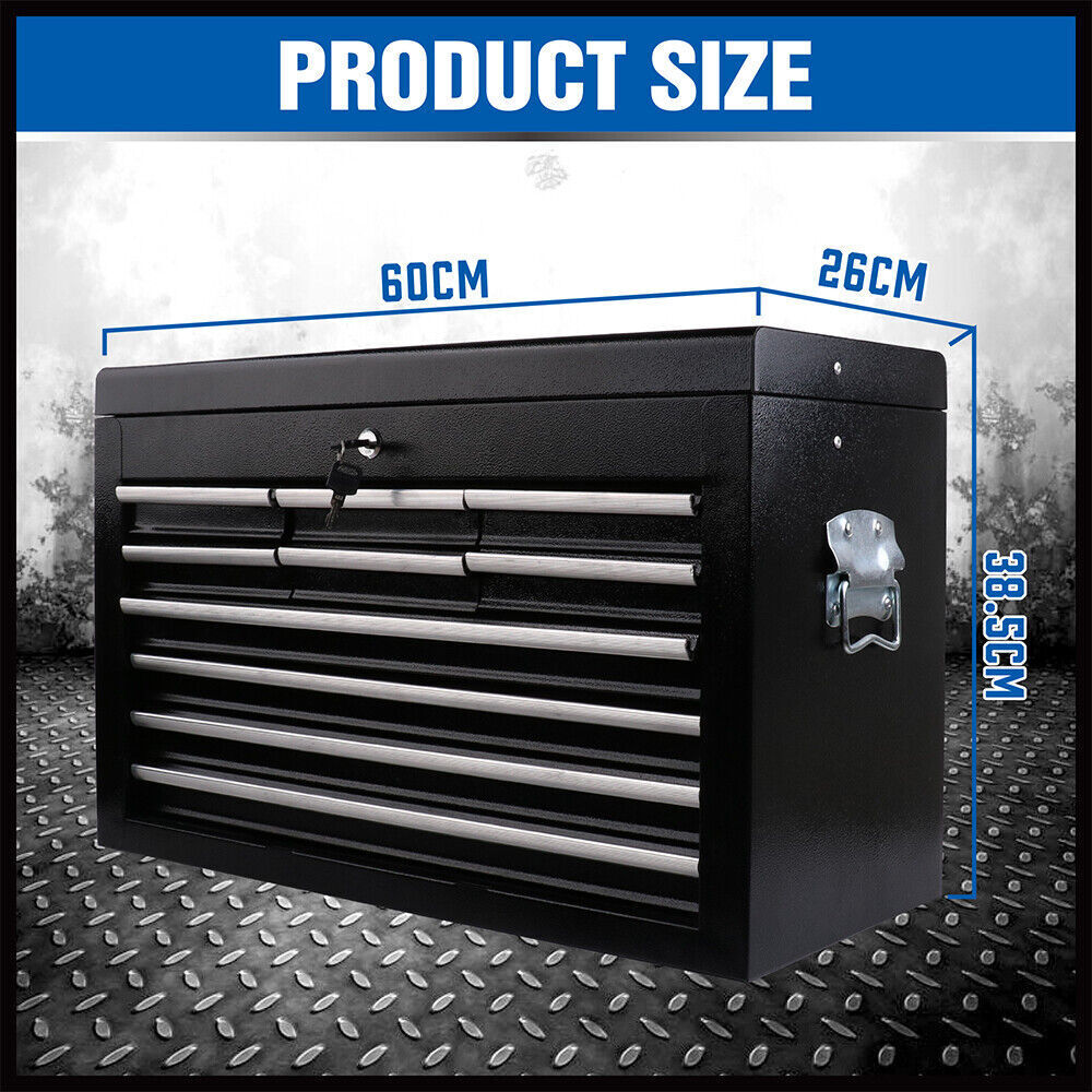 Tool Box Chest Cabinet Trolley - High-quality steel construction, ample storage, secure locks, easy mobility.