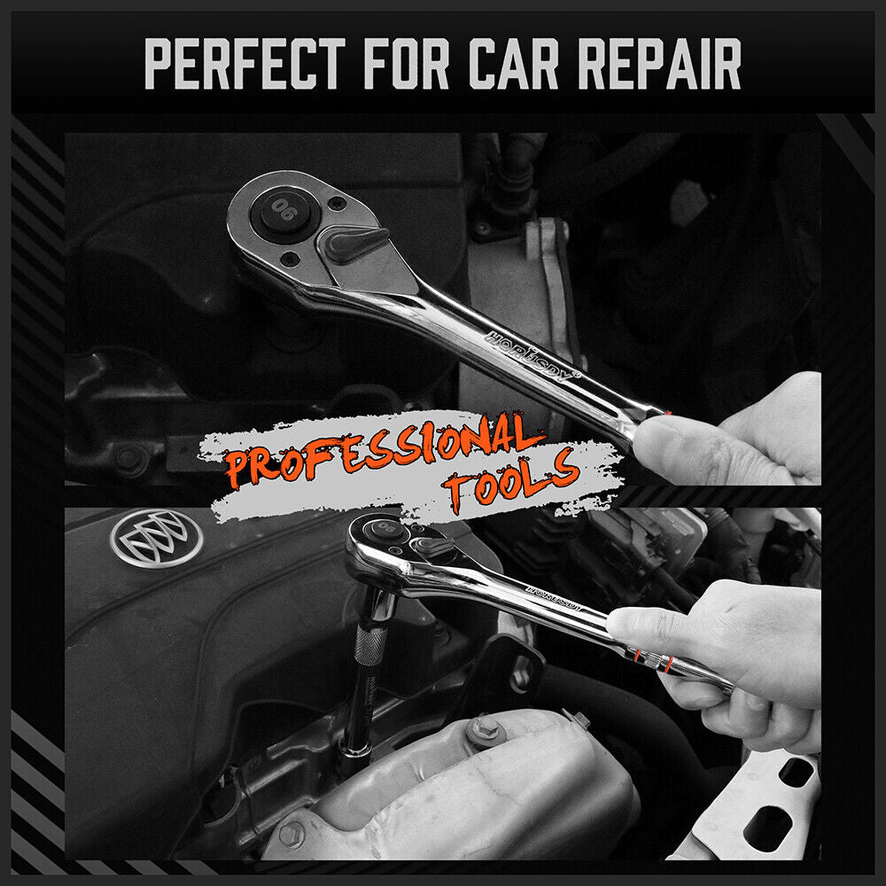 HORUSDY 6Pcs Mini Ratchet Spanner Set