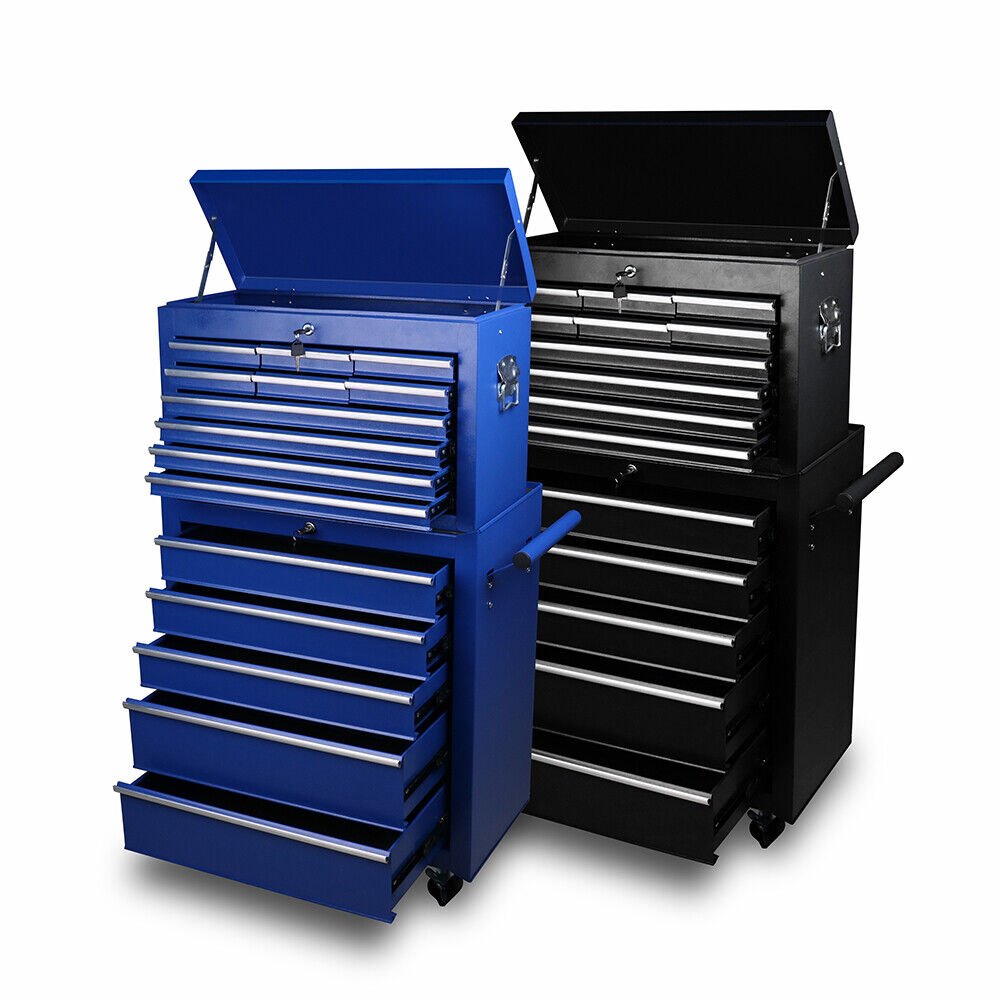 Tool Box Chest Cabinet Trolley - High-quality steel construction, ample storage, secure locks, easy mobility.