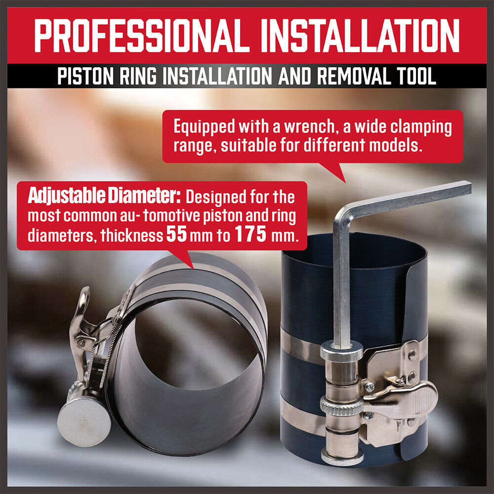 Auto Engine Piston Ring Compressor Tools