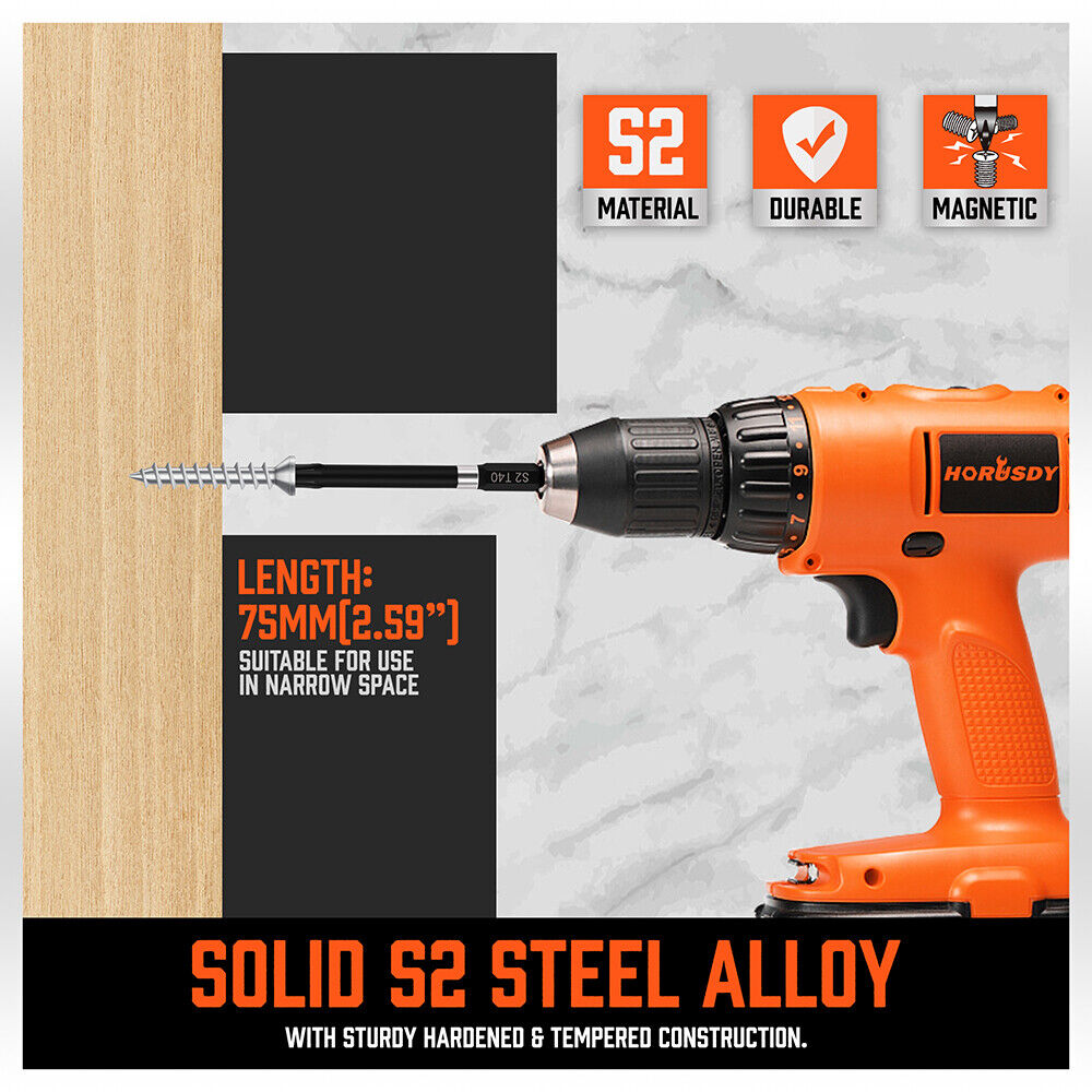 13-Piece Magnetic Torx Screwdriver Bit Set - Tamper Proof Security, High Precision, Versatile Compatibility.