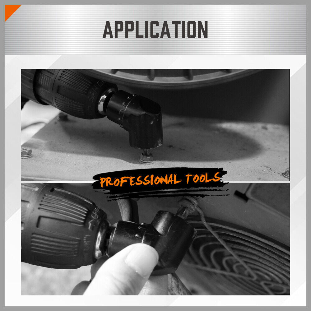 High-Quality 4-Piece Drill Socket Adapter Set with 360° Rotatable Extension for Efficient and Precise Drilling