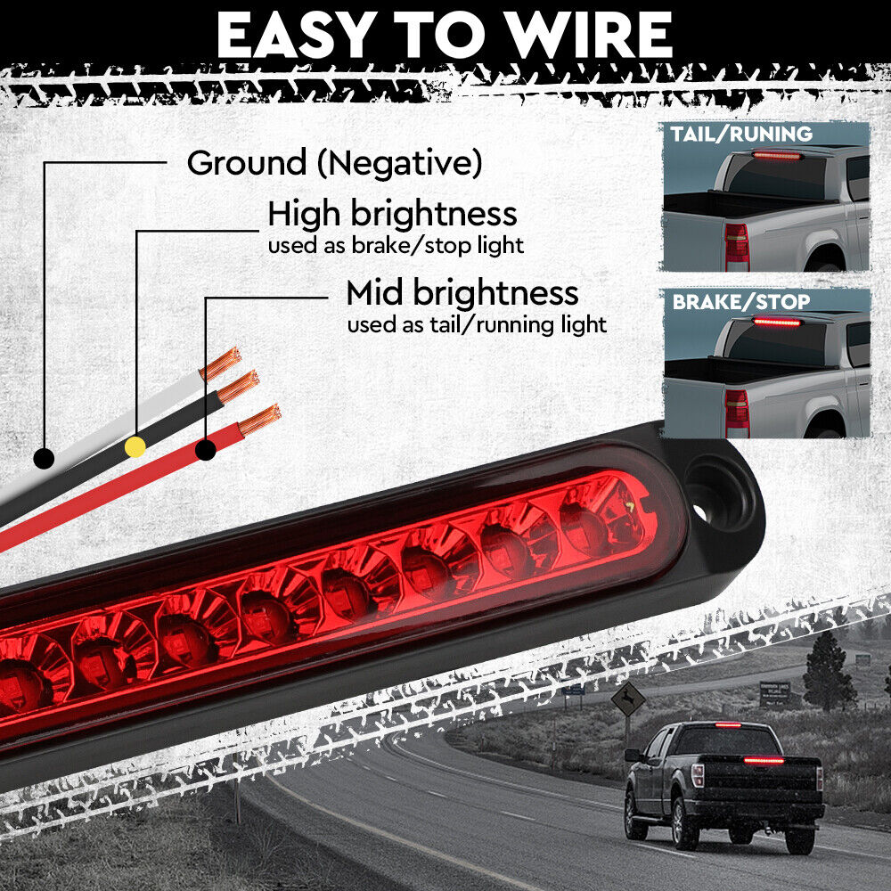 HORUSDY 6Pc 15 LED Tail Lights